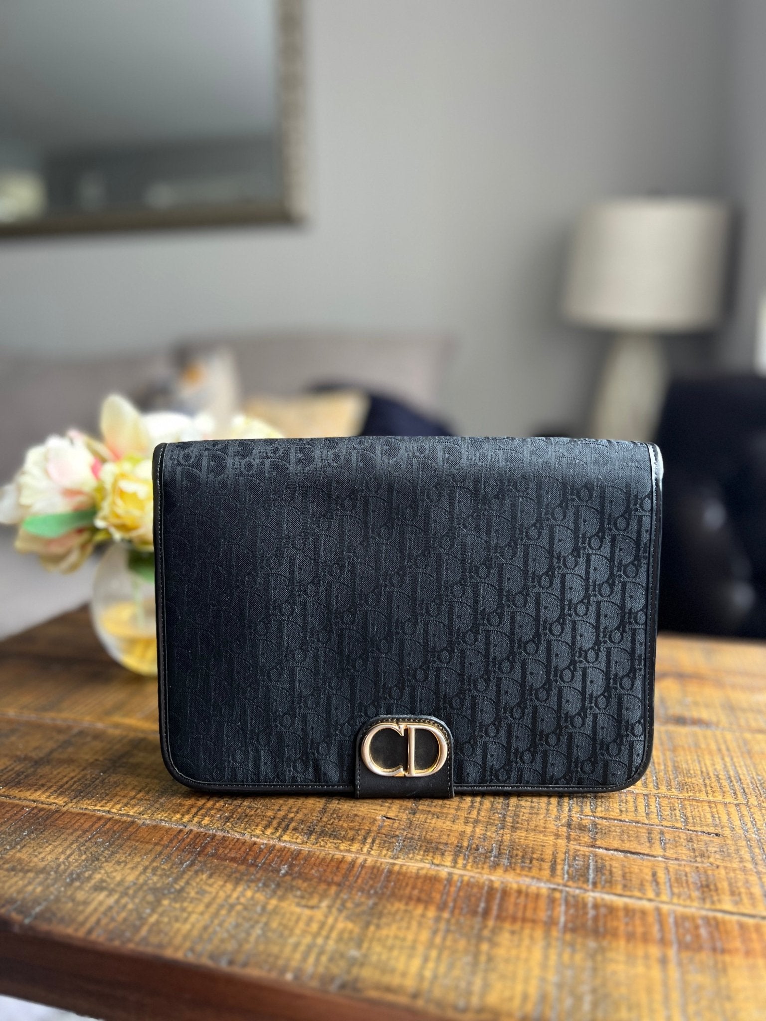 CHRISTIAN DIOR Oblique Trotter Clutch Next Door Luxury