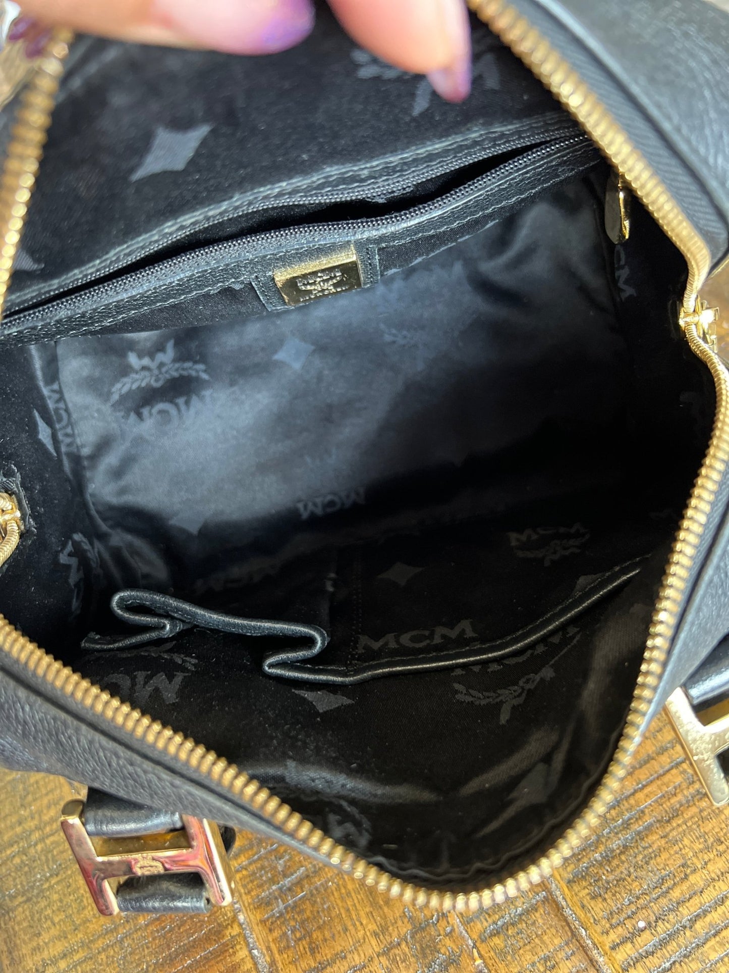 MCM Leather Boston Bag - Next Door Luxury