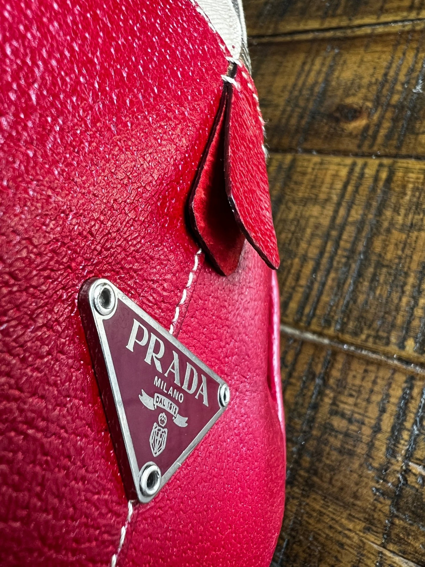 PRADA Cinghiale - Trimmed Canapa Bowler Bag - Next Door Luxury