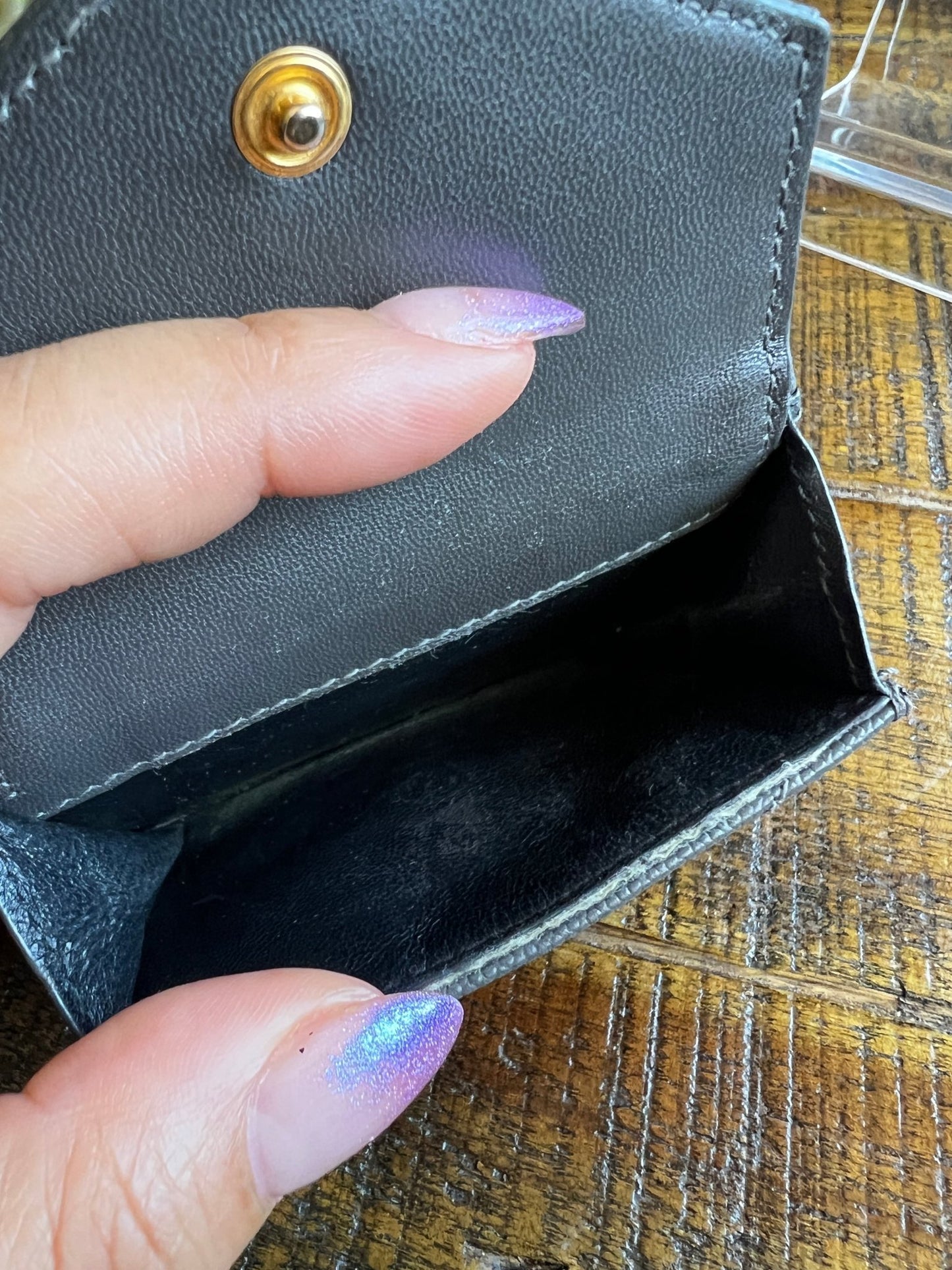 Saint Laurent Compact Trifold Wallet - Next Door Luxury