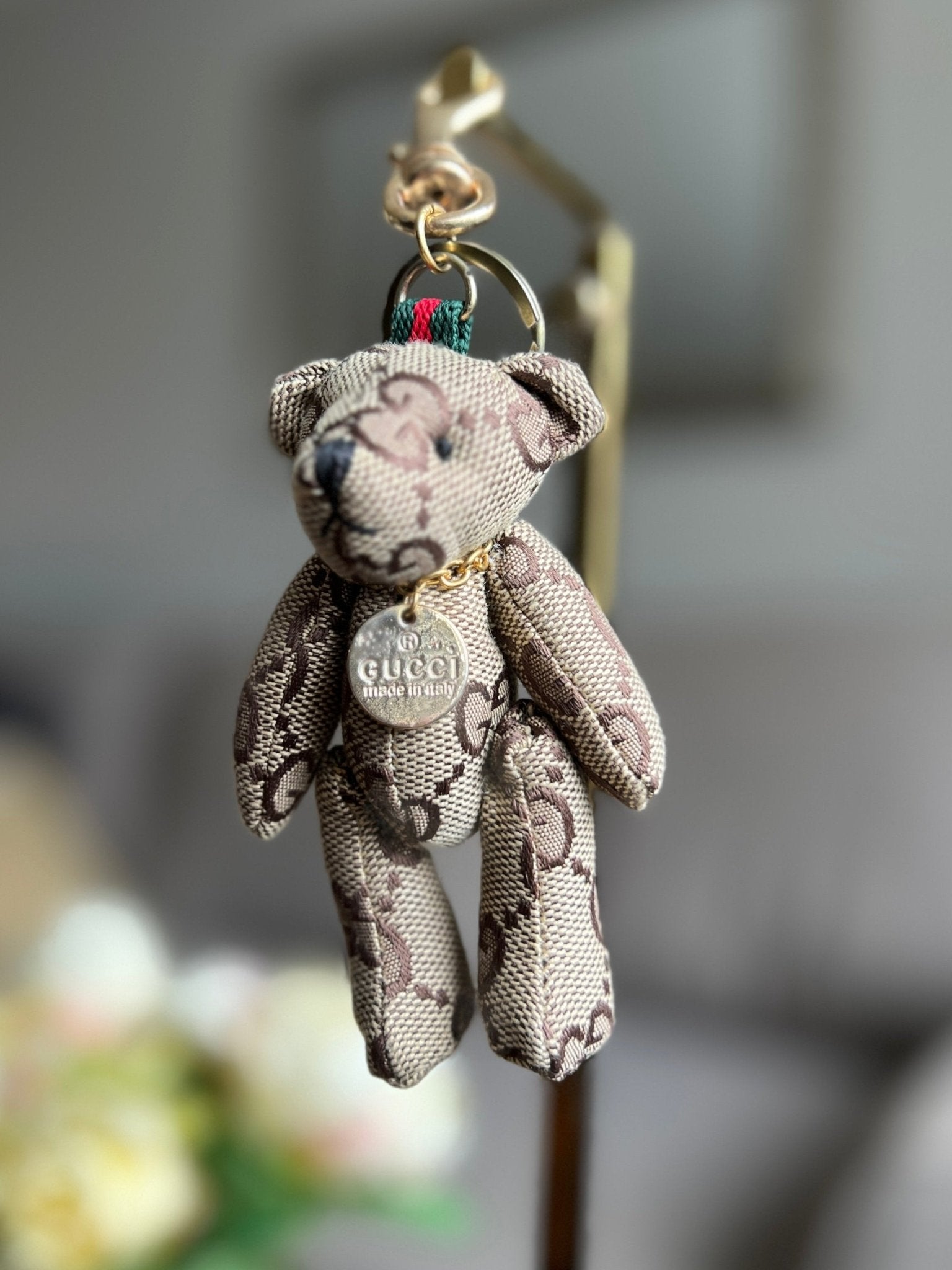 Tan store Gucci Teddy Bear Charms