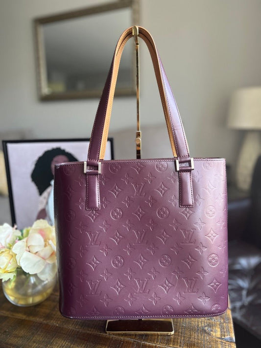 LOUIS VUITTON Monogram Mat Stockton Shoulder Bag - Next Door Luxury