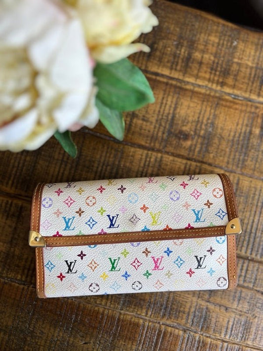 LOUIS VUITTON X TAKASHI MURAKAMI Porte Tresor International Long Wallet - Next Door Luxury