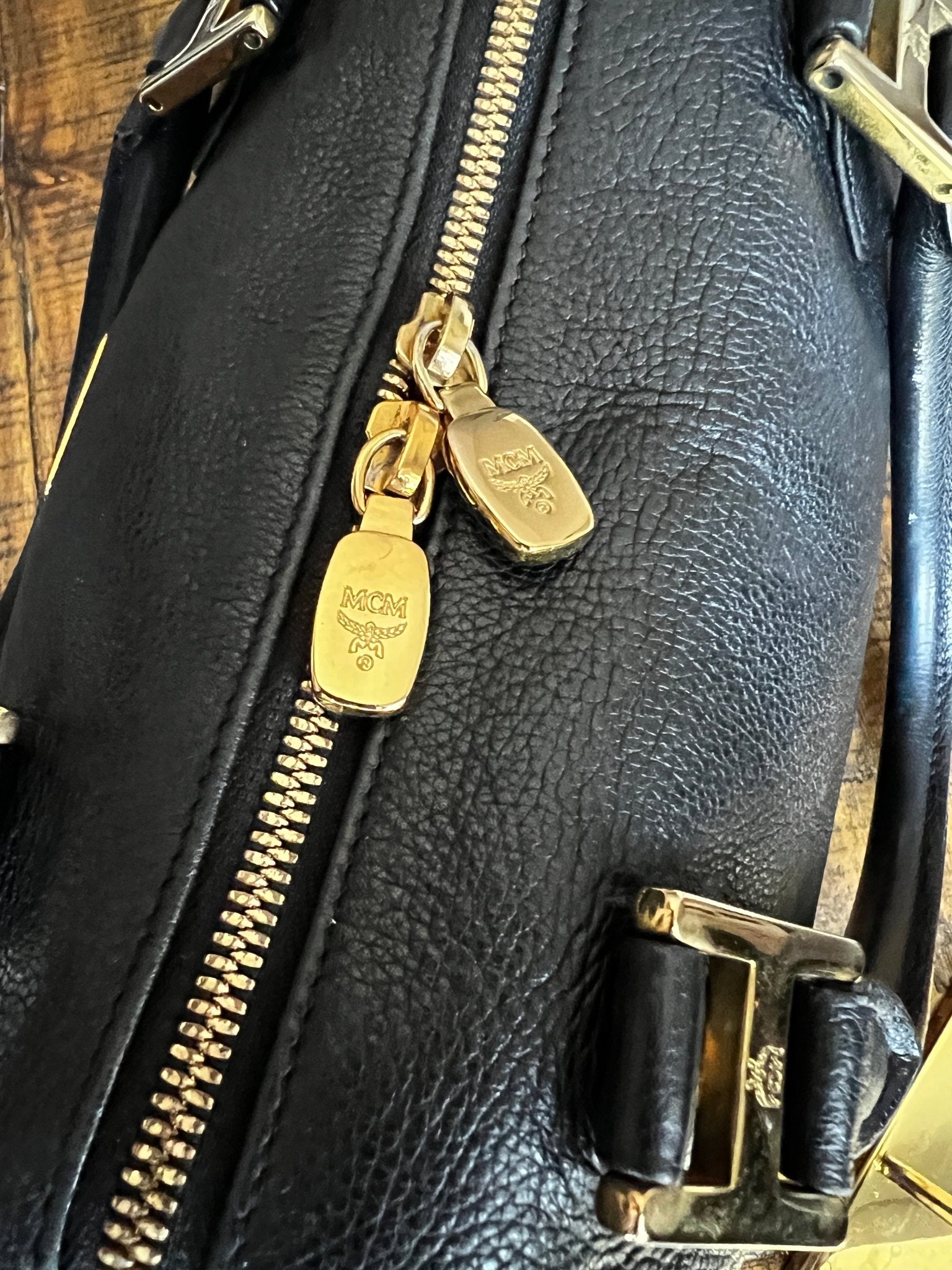 MCM Leather Boston Bag - Next Door Luxury