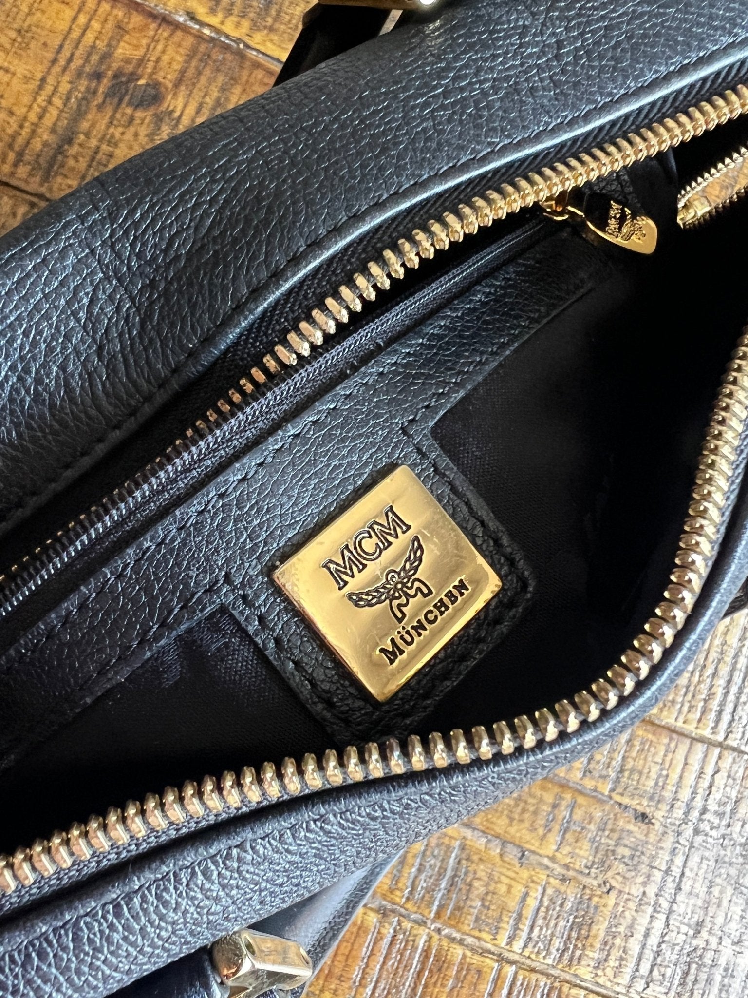 MCM Leather Boston Bag - Next Door Luxury