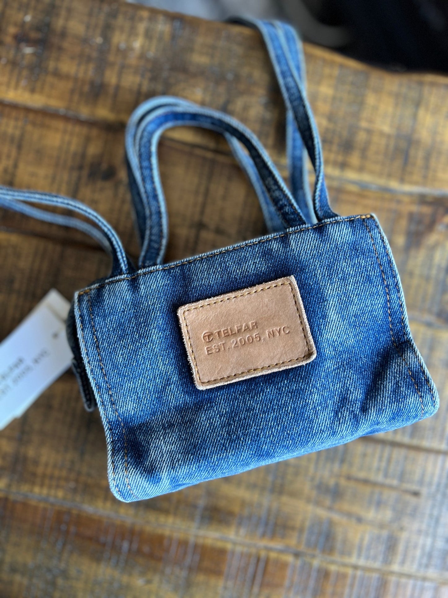 Telfar Denim Small Shopper - Next Door Luxury