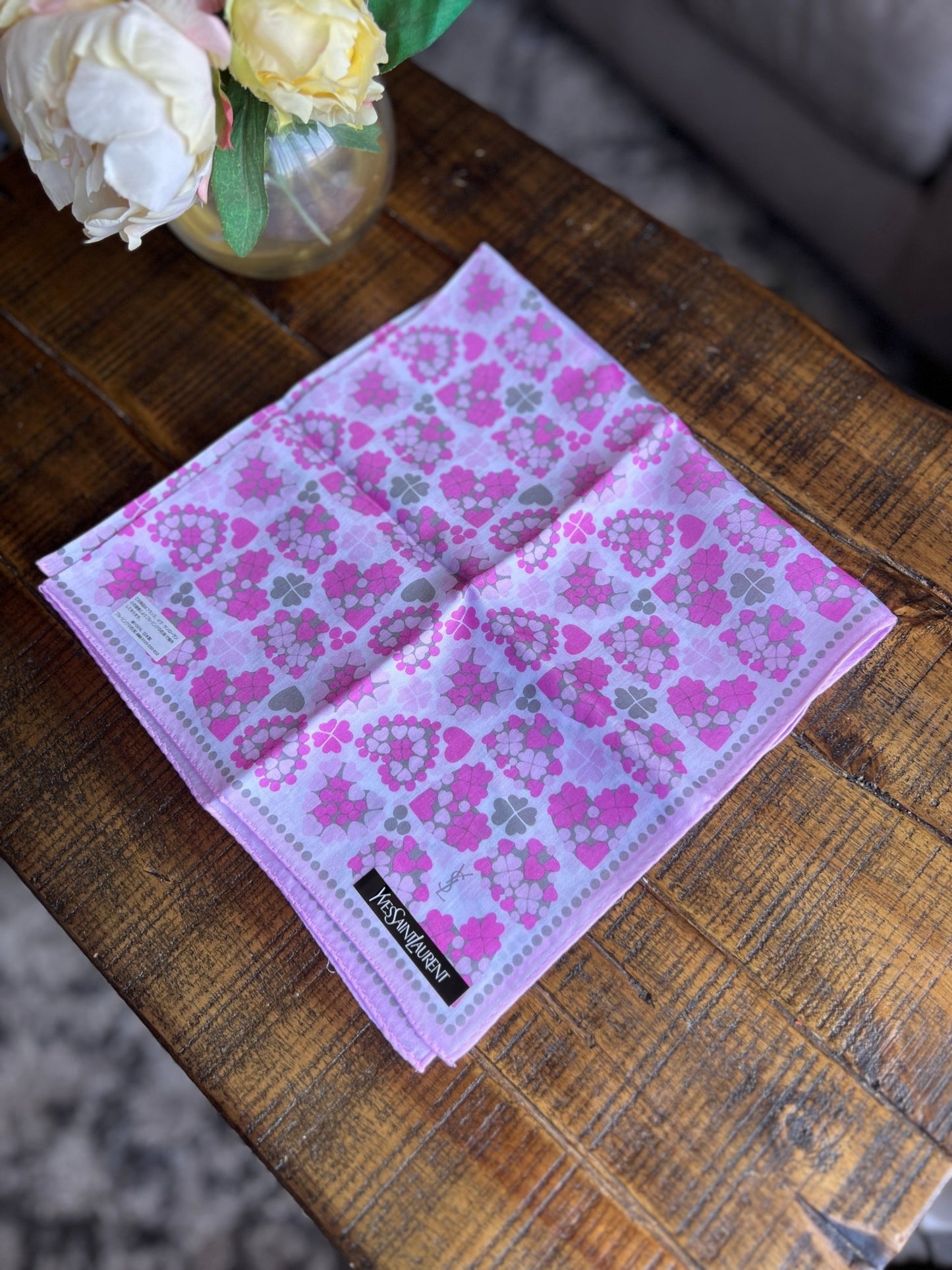 YVES SAINT LAURENT Cotton Kerchief - Next Door Luxury