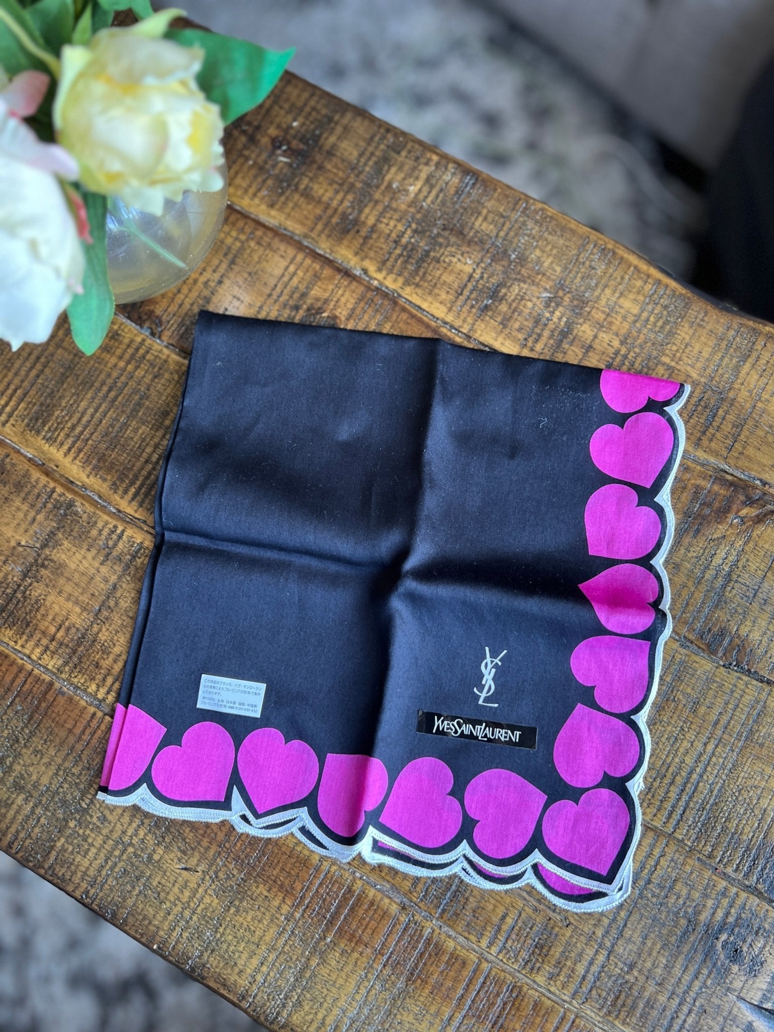 YVES SAINT LAURENT Cotton Kerchief - Next Door Luxury