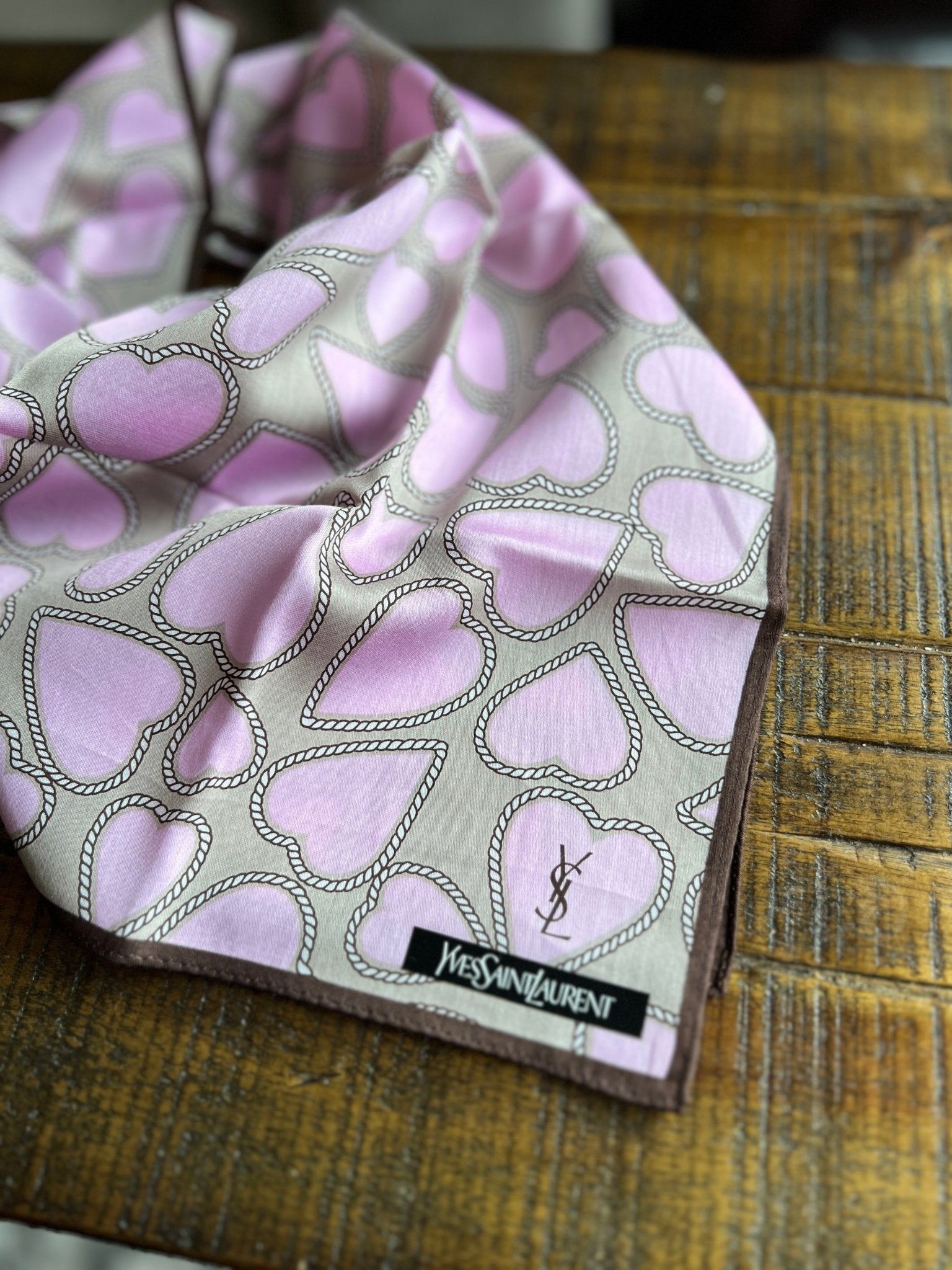 YVES SAINT LAURENT Cotton Kerchief - Next Door Luxury