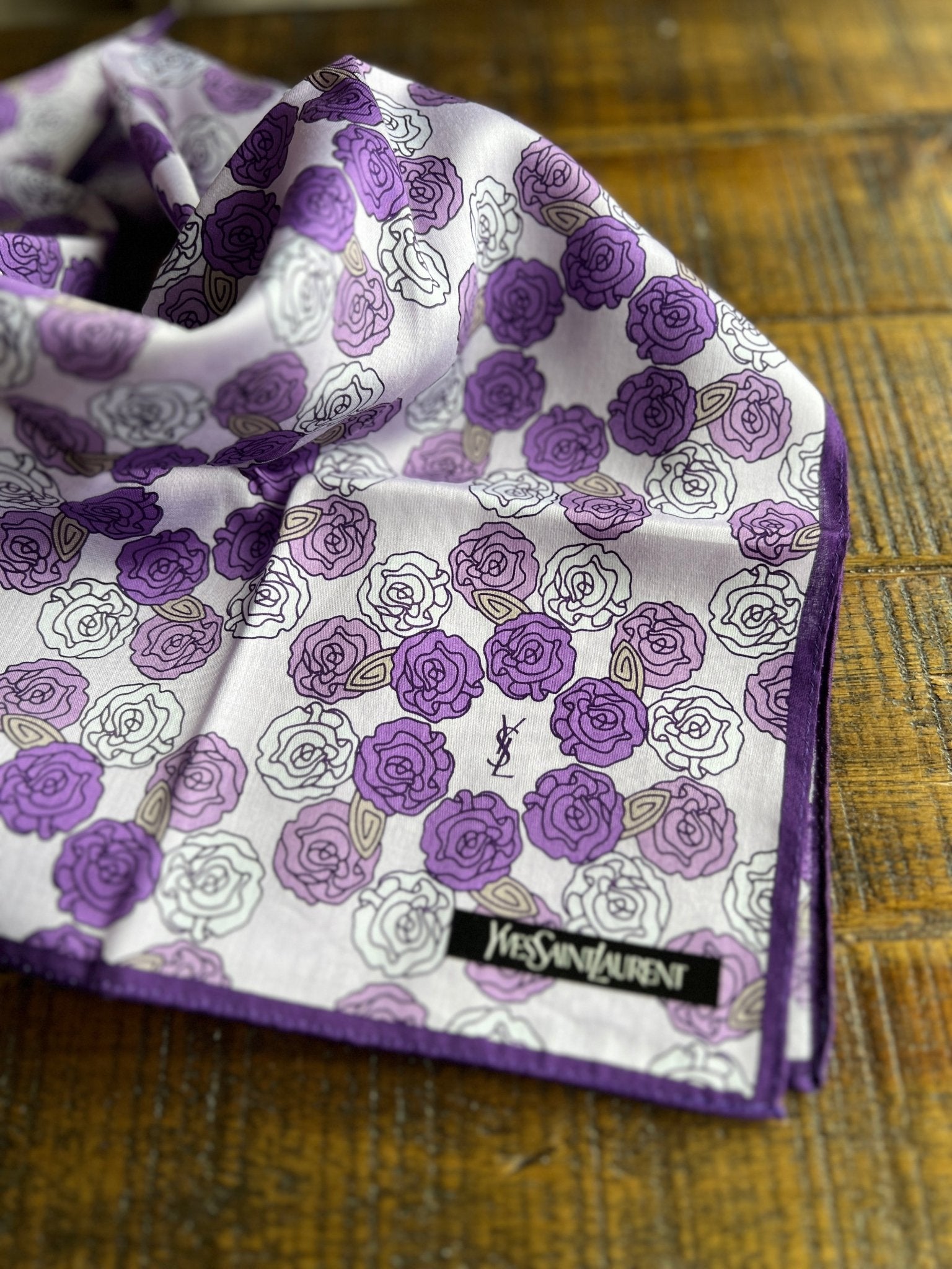 YVES SAINT LAURENT Cotton Kerchief - Next Door Luxury