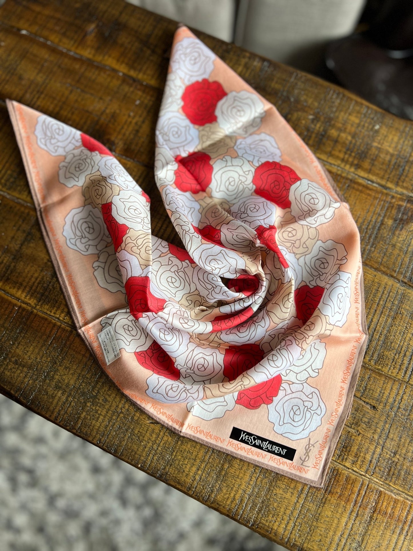 YVES SAINT LAURENT Cotton Kerchief - Next Door Luxury